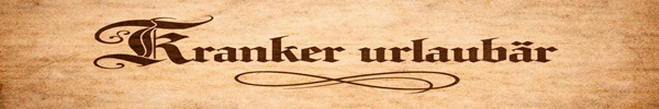 Krank/Urlaub